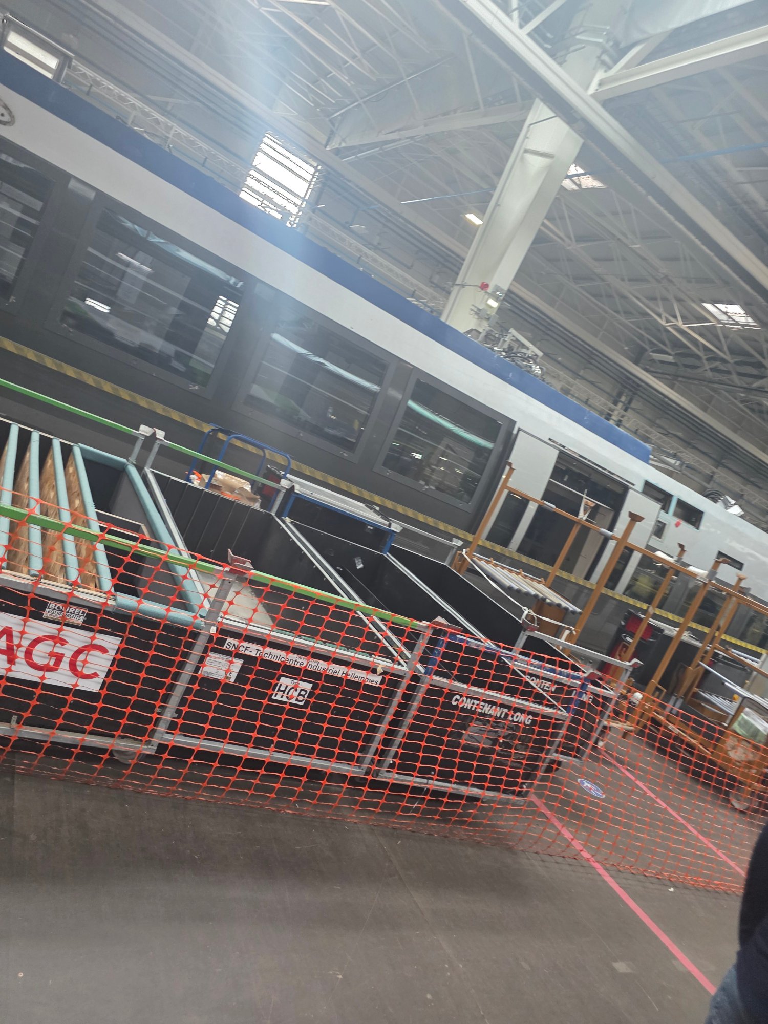 Visite du technicentre SNCF
